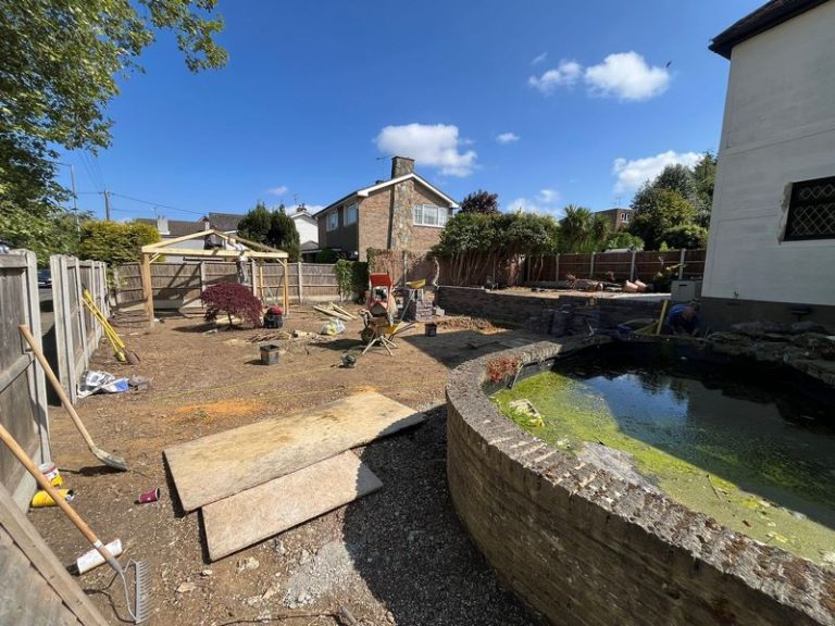 landscaping project thundersley 20