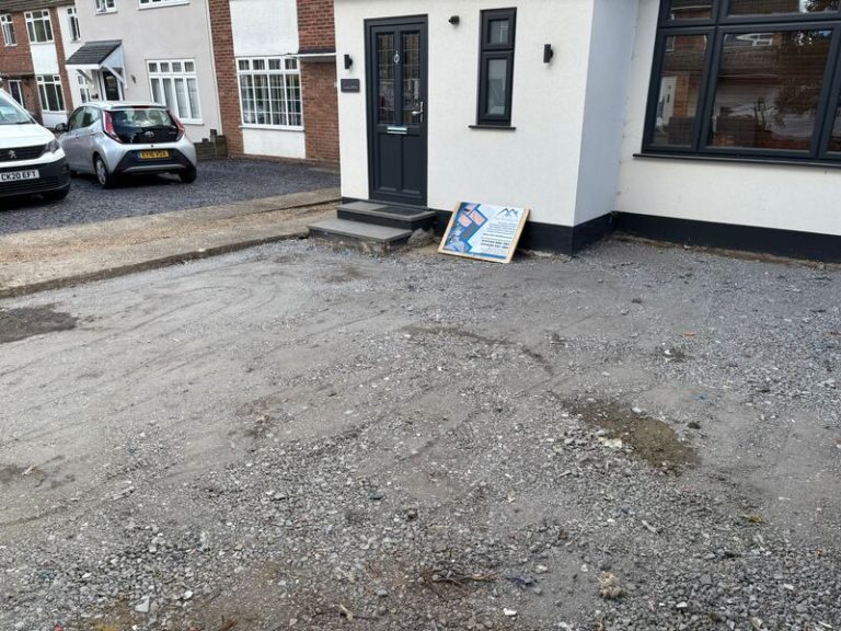 block paved driveway with brick wall in romford 15
