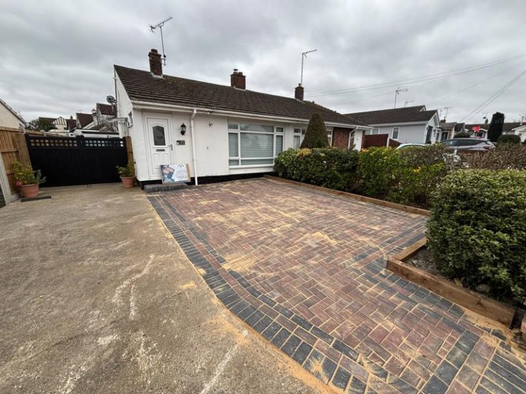block paved driveway in benfleet 17